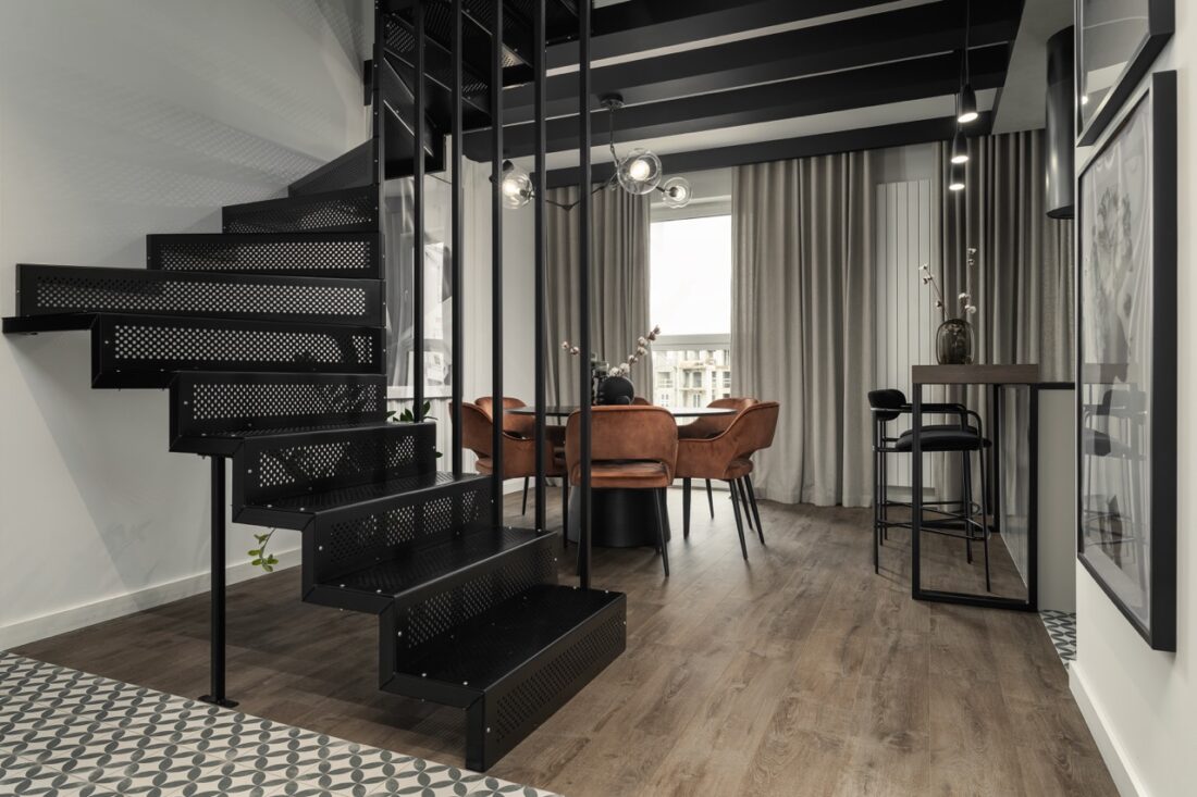 Apartament dla dwojga projektu Sandry Białkowskiej z pracowni Dobry Układ